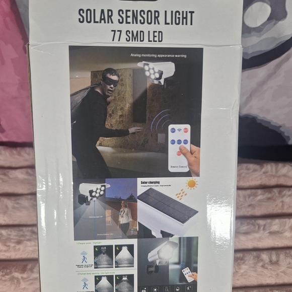 Solar Sensor Light with Remote Control - Picture 2 of 3
